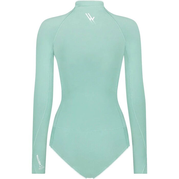 2024 Wallien Womens Yulex Horizonia 1.5mm Springsuit Wetsuit 101006010 - Aquamarine